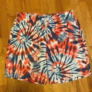 Abercrombie & Fitch Mens Tie Dye Medium Bathing Suit.